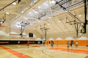 Uxbridge High School gymnasium