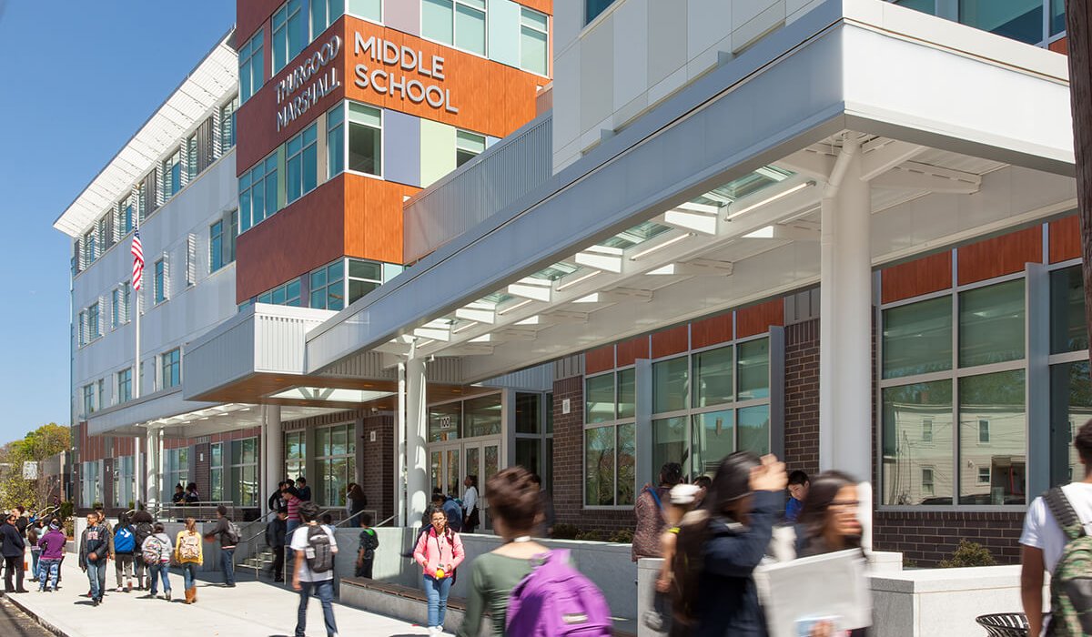 Thurgood Marshall Middle School front