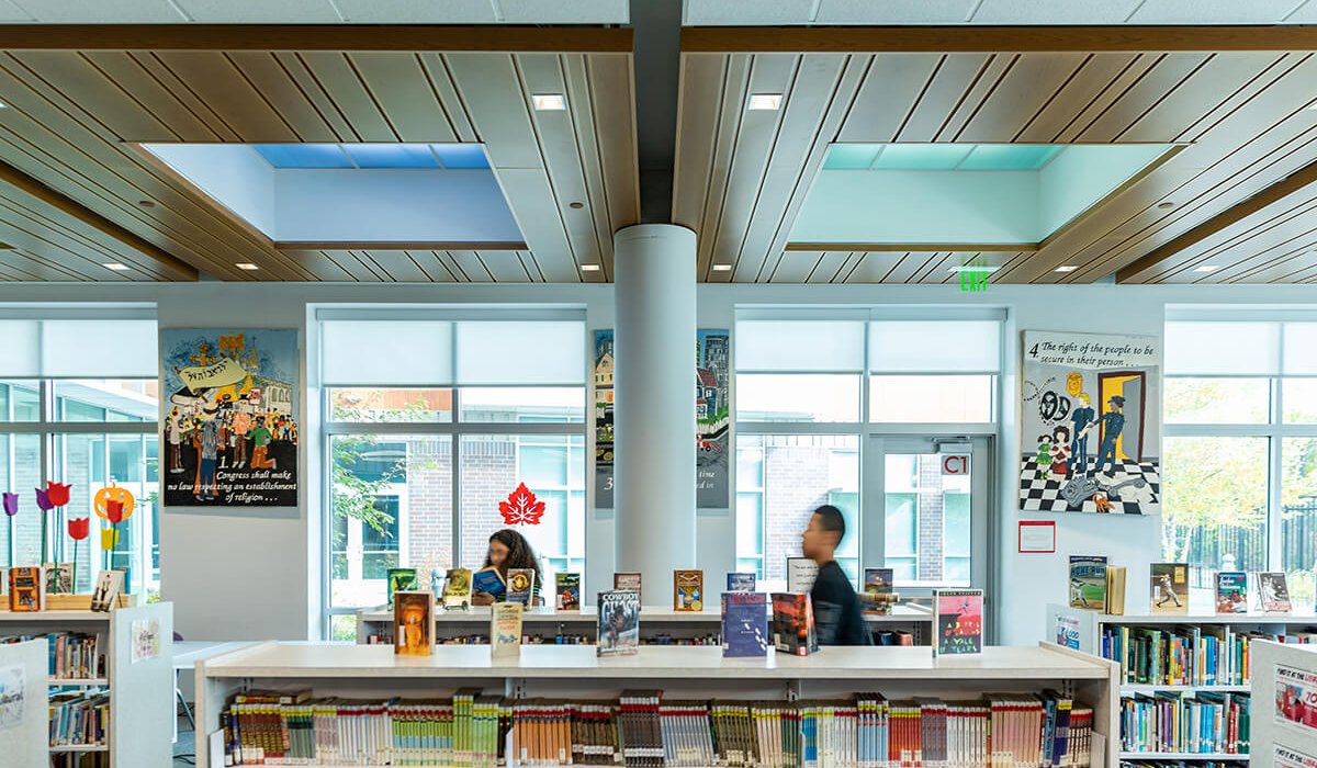 Thurgood Marshall Middle School library