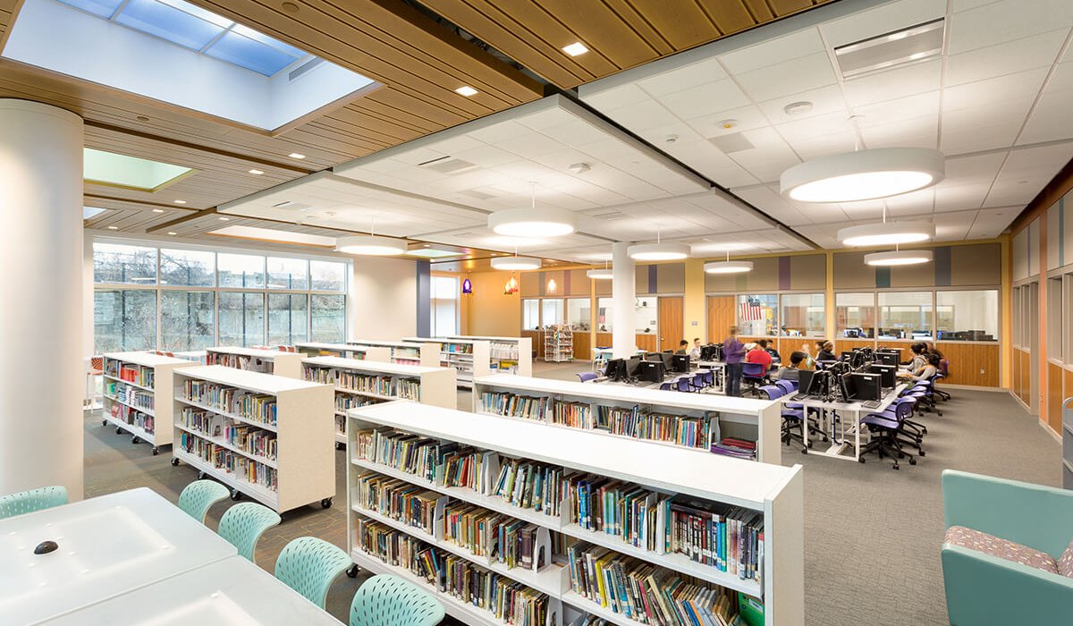 Thurgood Marshall Middle School library