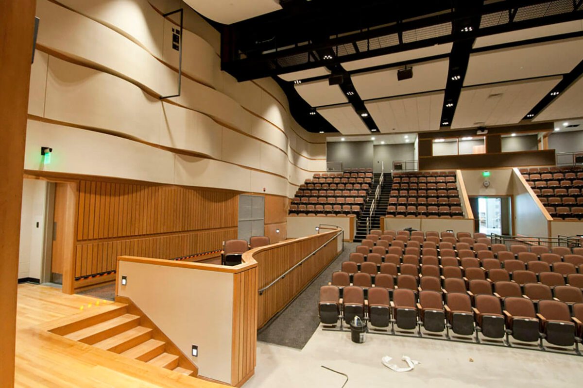 Uxbridge High School auditorium